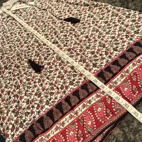 eesome floral print tunic dress NWT L - Picture 11 of 12